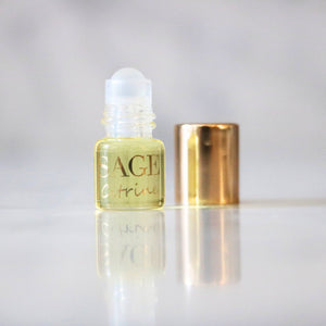 .03 oz Mini Roll on Citrine Perfume Oil by Sage, Fruity, Gender Neutral, Vegan, Cruelty Free travel size fragrance