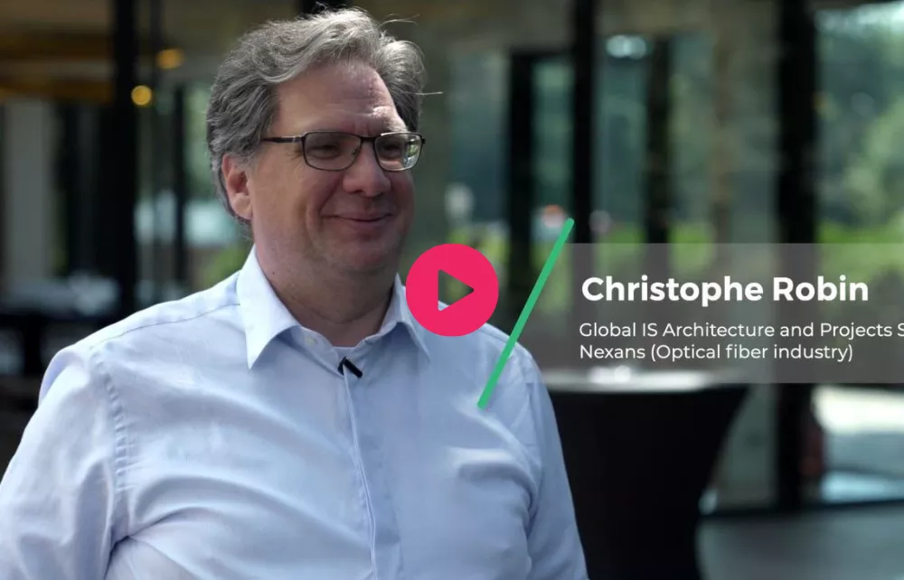 Video interview - Christophe Robin - Nexans - Enterprise architecture role