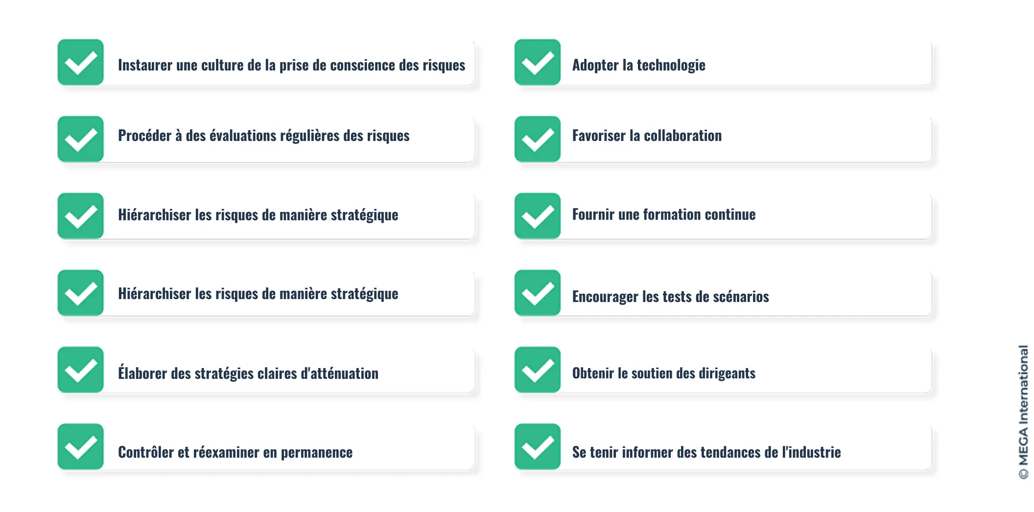 Meilleures pratiques pour une gestion efficace des risques